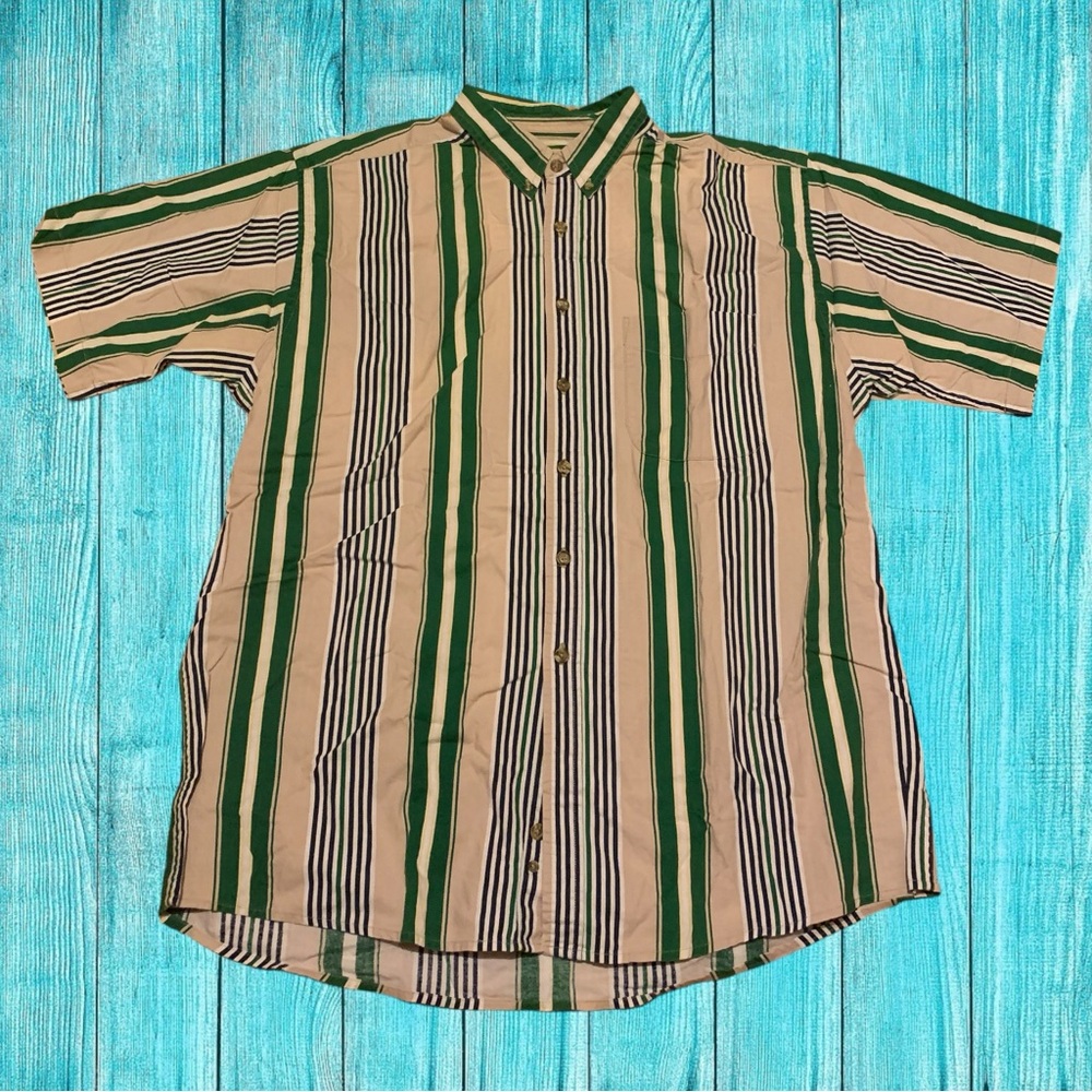Men’s Vintage Links Edition Store At Sears Button Up Down Shirt Grandpa Dad